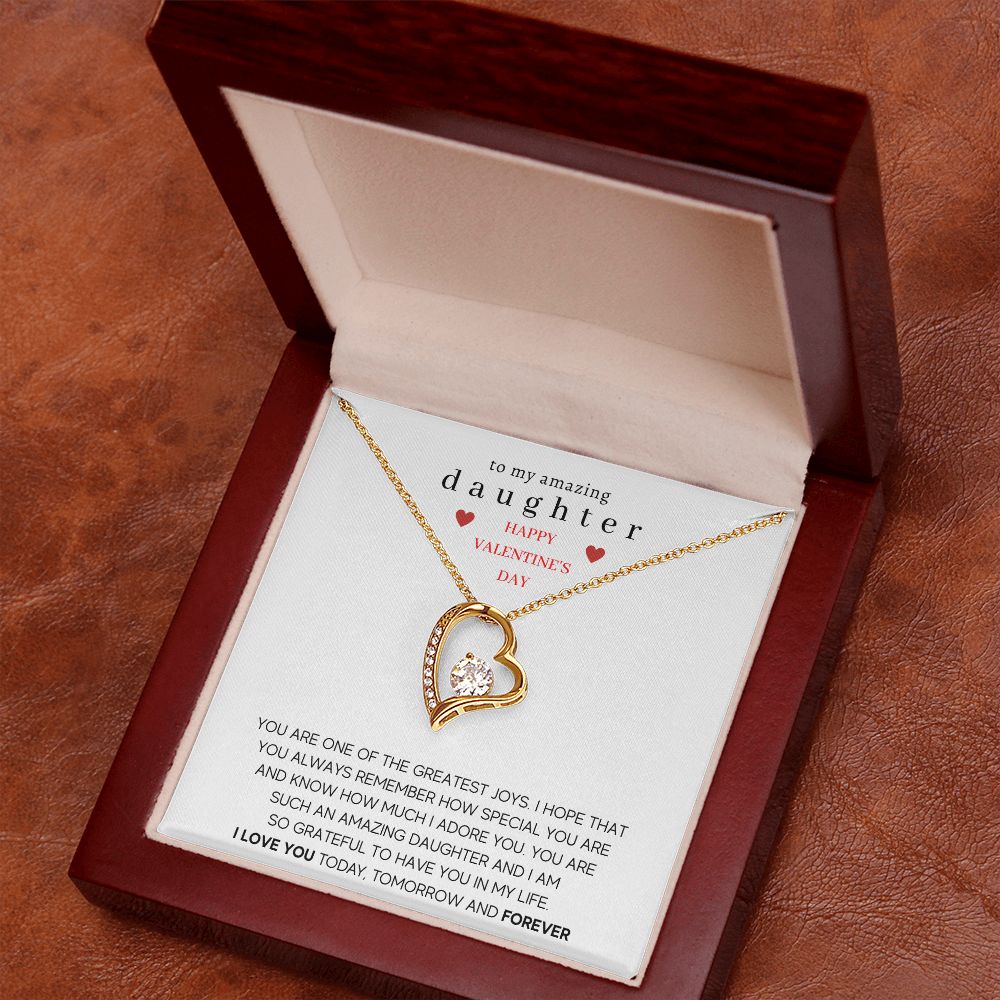 Daughter Valentine's Day - Forever Love Necklace