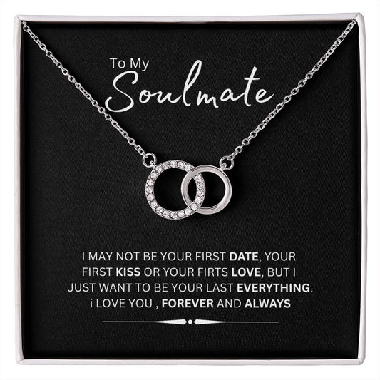 To My Soulmate - Perfect Pair Necklace