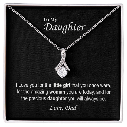 To My Daughter - Alluring Necklace - Love Dad