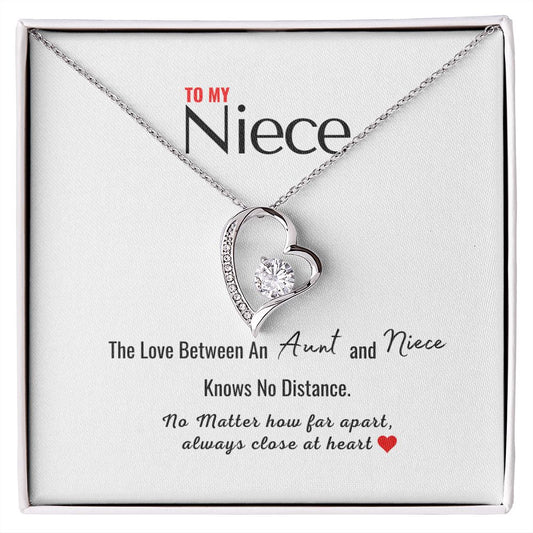 To My Niece - Forever Love Necklace