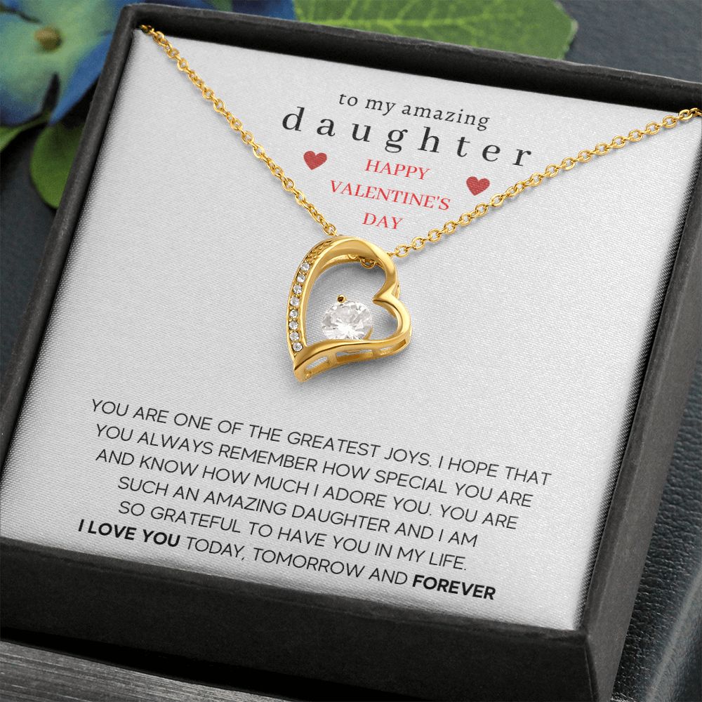 Daughter Valentine's Day - Forever Love Necklace